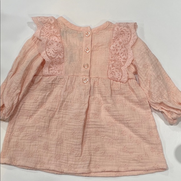French Connection Pink Lace Kids Dress - Picture 2 of 4